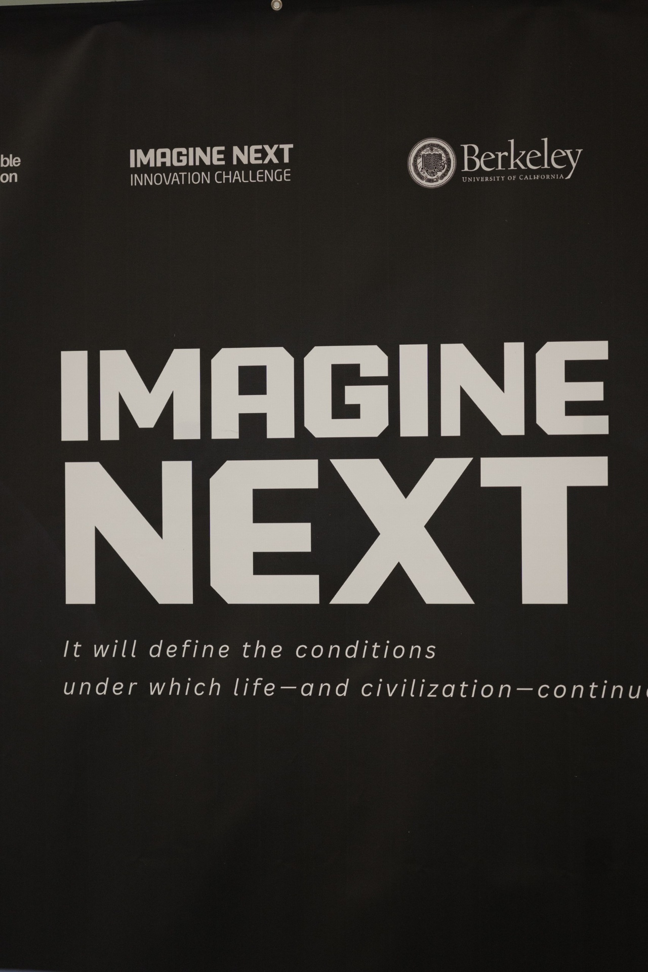 Imagine Next Innovation Challenge Capital Day banner with UC Berkeley logo at UC Law SF