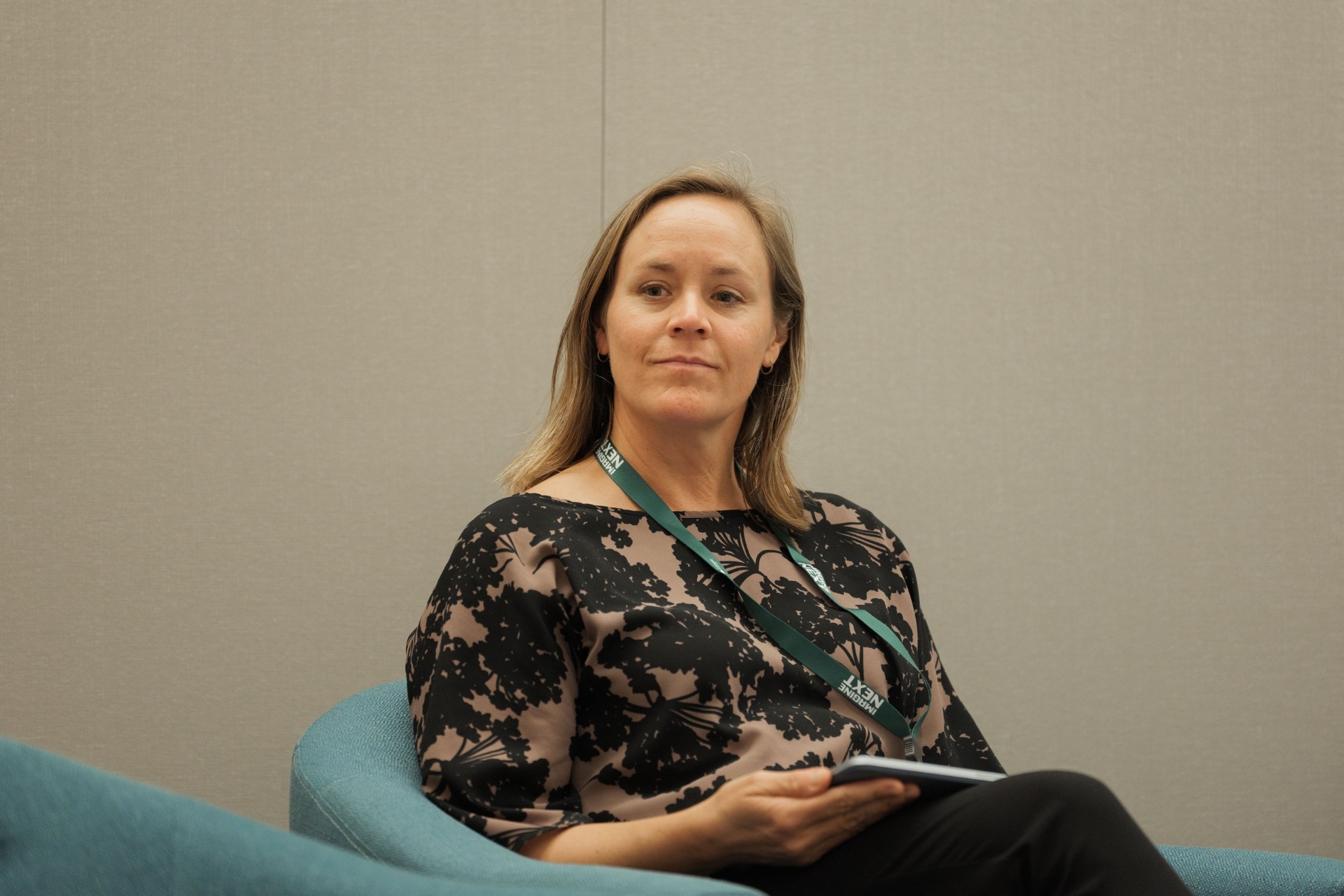 Christina Cairns, Blended Finance & Capital Mobilization Leader, listening attentively while moderating Capital Day Panel 5 'From Growth to Bankability'