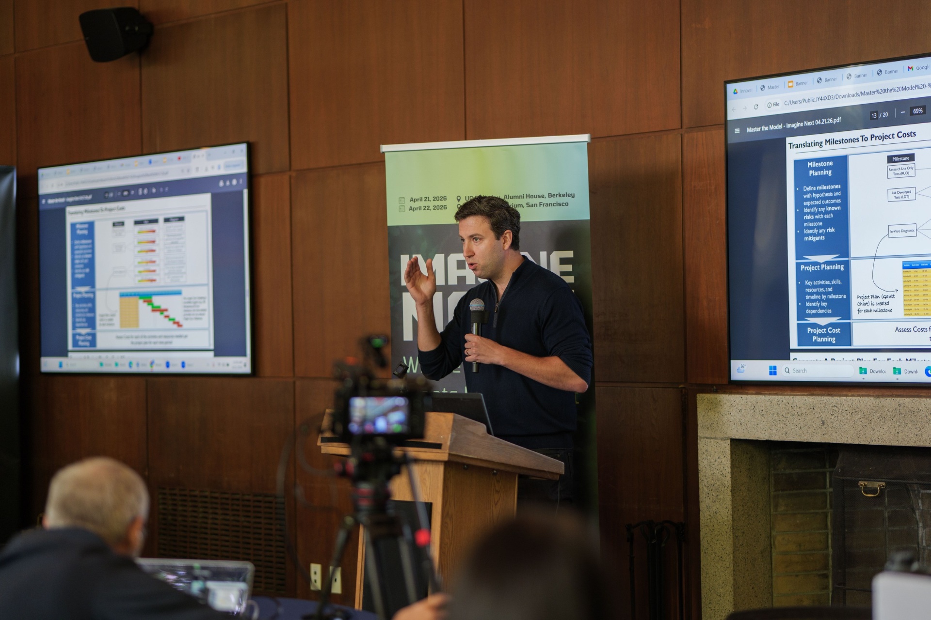 Master the Model workshop — translating milestones to project costs slide