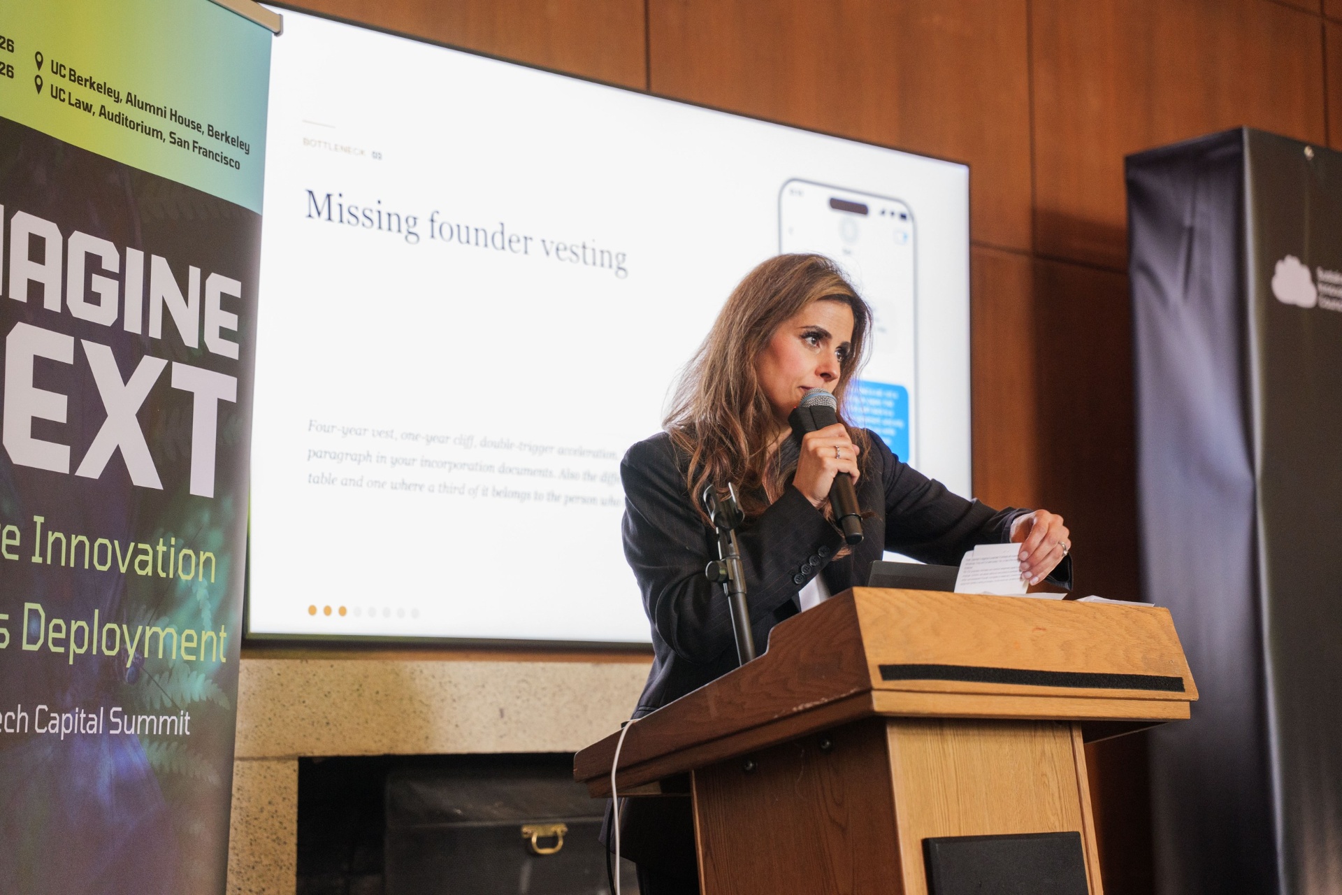 From Friction to Flow keynote — Missing founder vesting bottleneck slide
